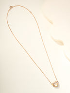 [Solara jewelry]Heart Ring Pendant Necklace image 2