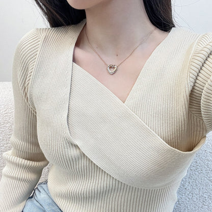 [ソララジュエリー] CTダブルハートダイヤモンドネックレス、新作パヴェセット