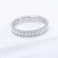[Solara Jewelry ]PERLEE DIAMOND SILVER RING