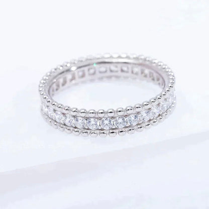 [Solara Schmuck ]PERLEE DIAMANT SILBERRING