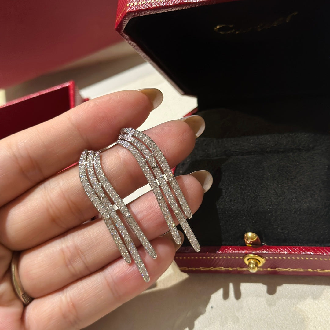 [Solara jewelry] Clash Drop Hoop Earrings