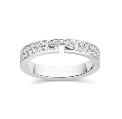 [Solara Jewelry]アリアンスリエンスエヴィデンス パヴェダイヤモンド4mmリング
