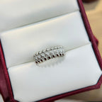[Solara Jewelry ]Kugelring mit Diamanten