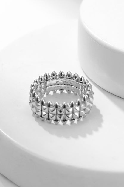 [Solara Jewelry ] CNCダブルロウバレットリング