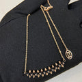 [Solara jewelry]New Colored Stone Bar Charm Necklace image 10