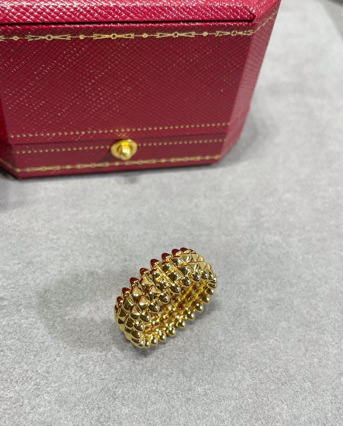 [Solara Jewelry ] CNCダブルロウバレットリング