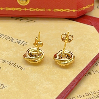 [Solara jewelry] Love Knot Stud Earrings