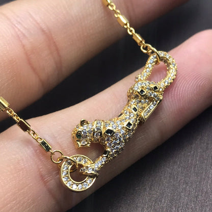 [Solara jewelry]Pave Panther Pendant Necklace image 8