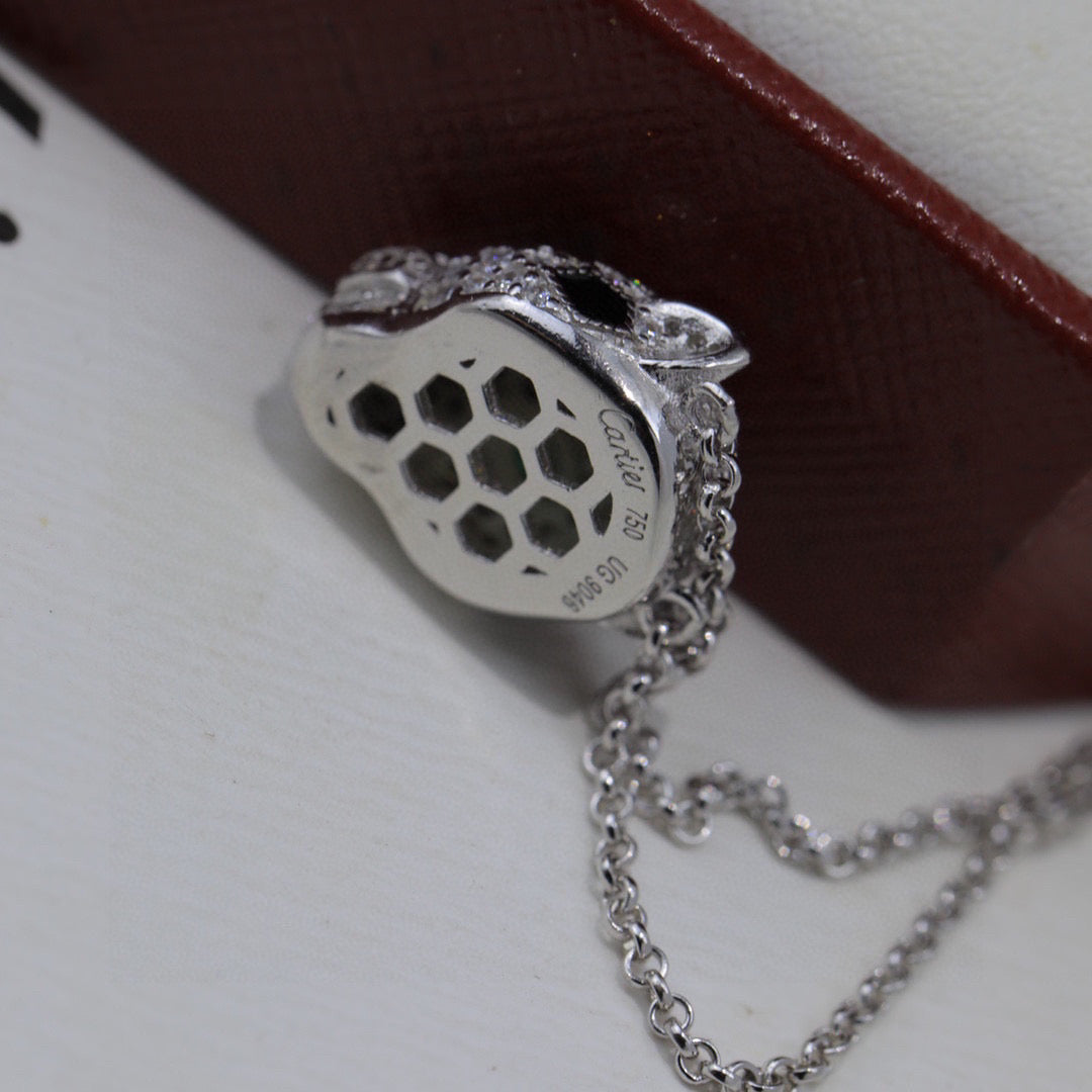 [Solara jewelry]Pave Disc Pendant Necklace