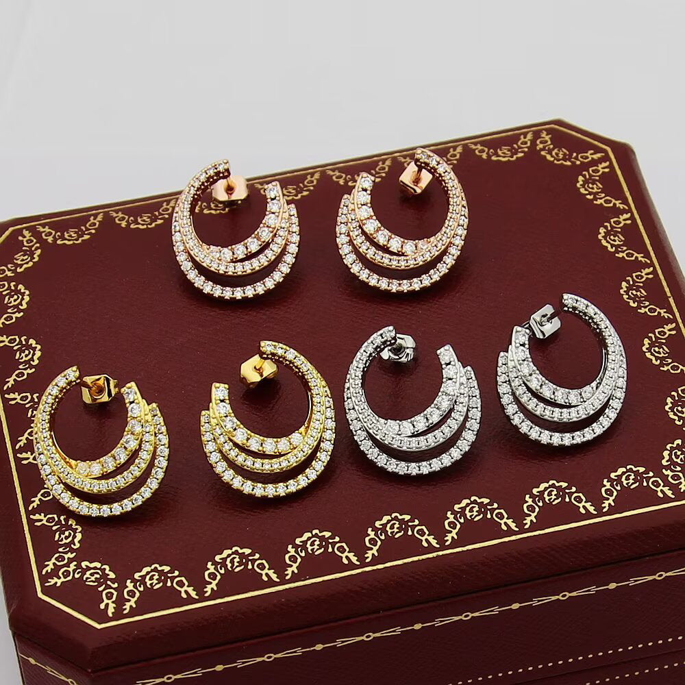 [Solara jewelry] Pave Huggie Earrings