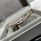[Solara jewelry]Move Uno Pavé Flex-Armreif mittel