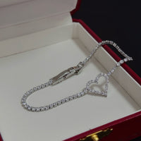 [Solara Jewelry ]CT Bespoke "Love" Bracelet with Diamond Accents