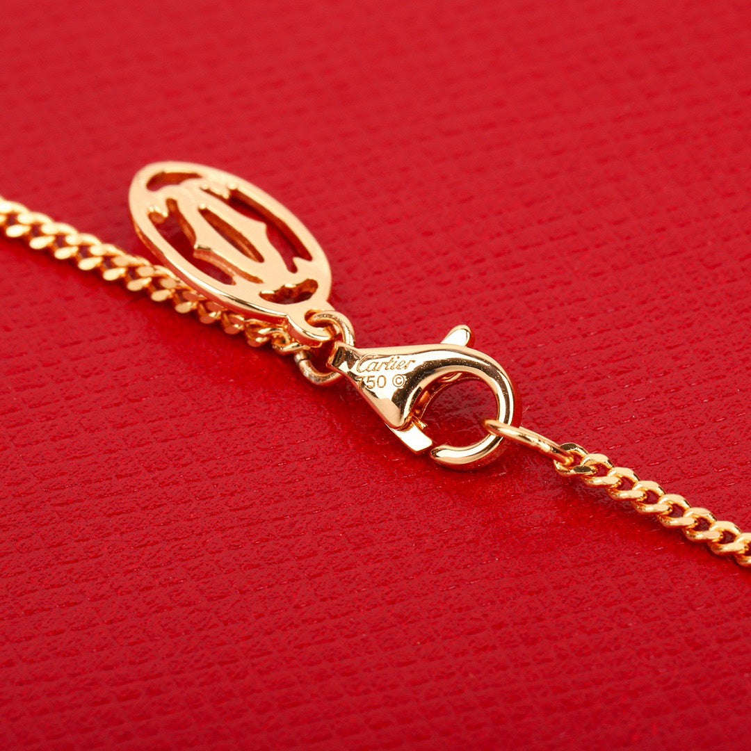 [Solara Jewelry ]CT Three-Row Square Crystal Necklace
