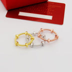 [Solara jewelry]New Screw Motif Open Ring image 4