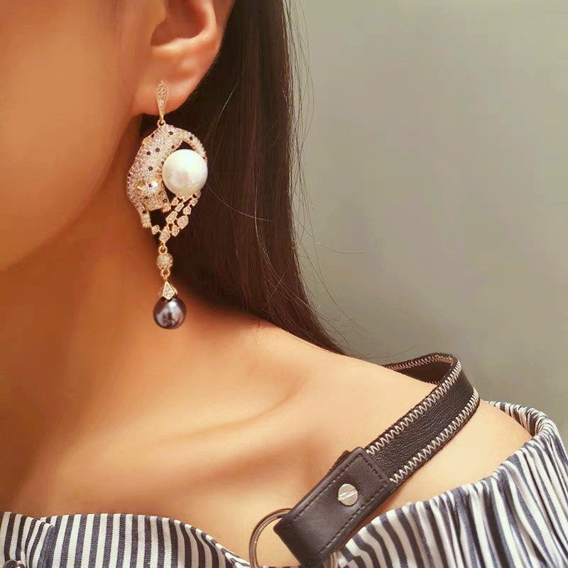 [Solara jewelry] Pearl Drop Earrings
