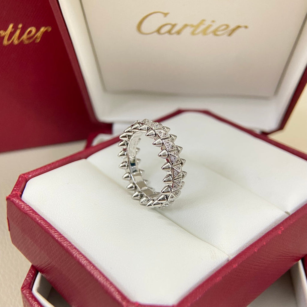 [Solara Jewelry ]Kugelring mit Diamanten