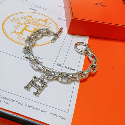 [Solara Jewelry ]H  Neues Schweineschnauzen-Armband in Gold & Silber