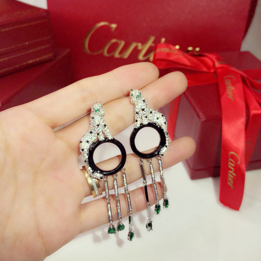 [Solara jewelry] Diamond Drop Earrings