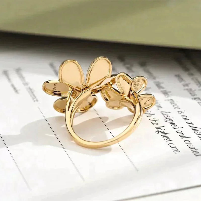 [Solara Jewelry ]クローバーコスモスゴールドダイヤモンドリング