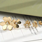 [Solara Schmuck ]GOLD-DIAMANTENRING KLEEBÜTTENKOSMOS