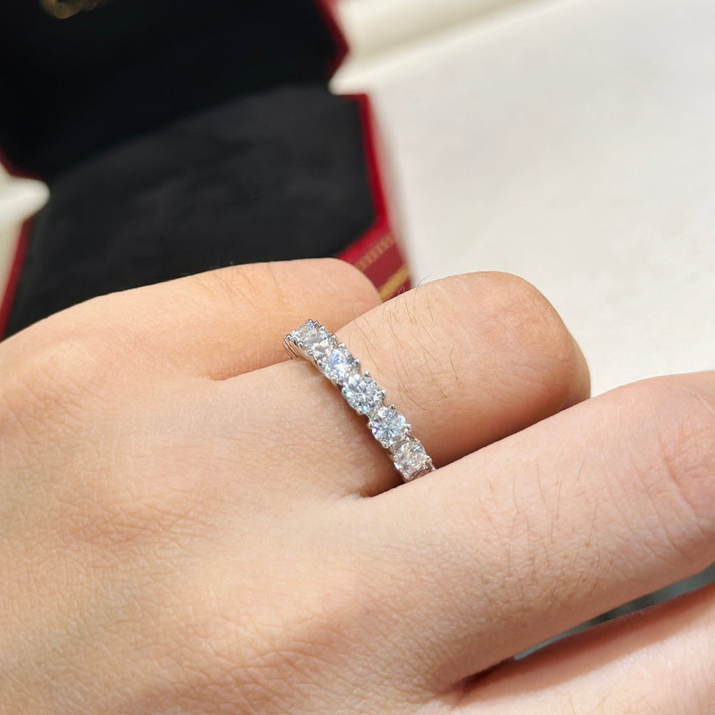 [Solara jewelry]High Jewelry Full Pave Band Ring image 7