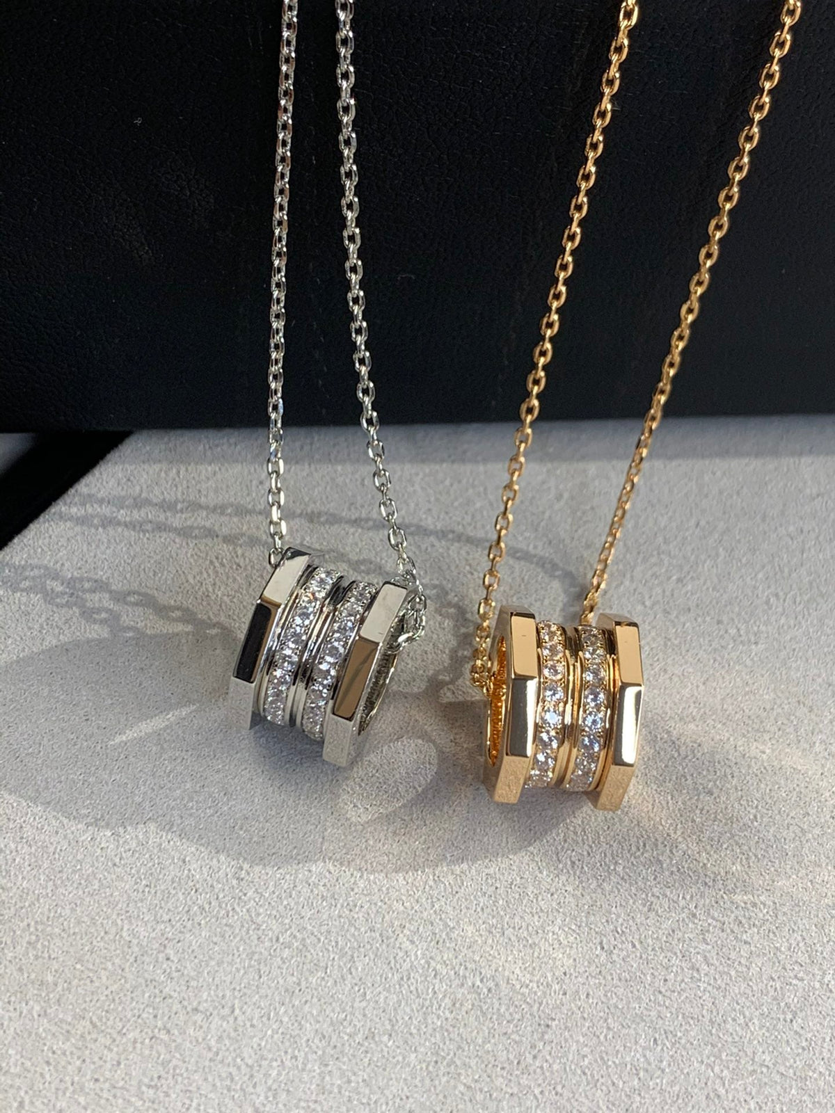 [Solara Jewelry ]CT ヘキサゴンビスペンダントネックレス