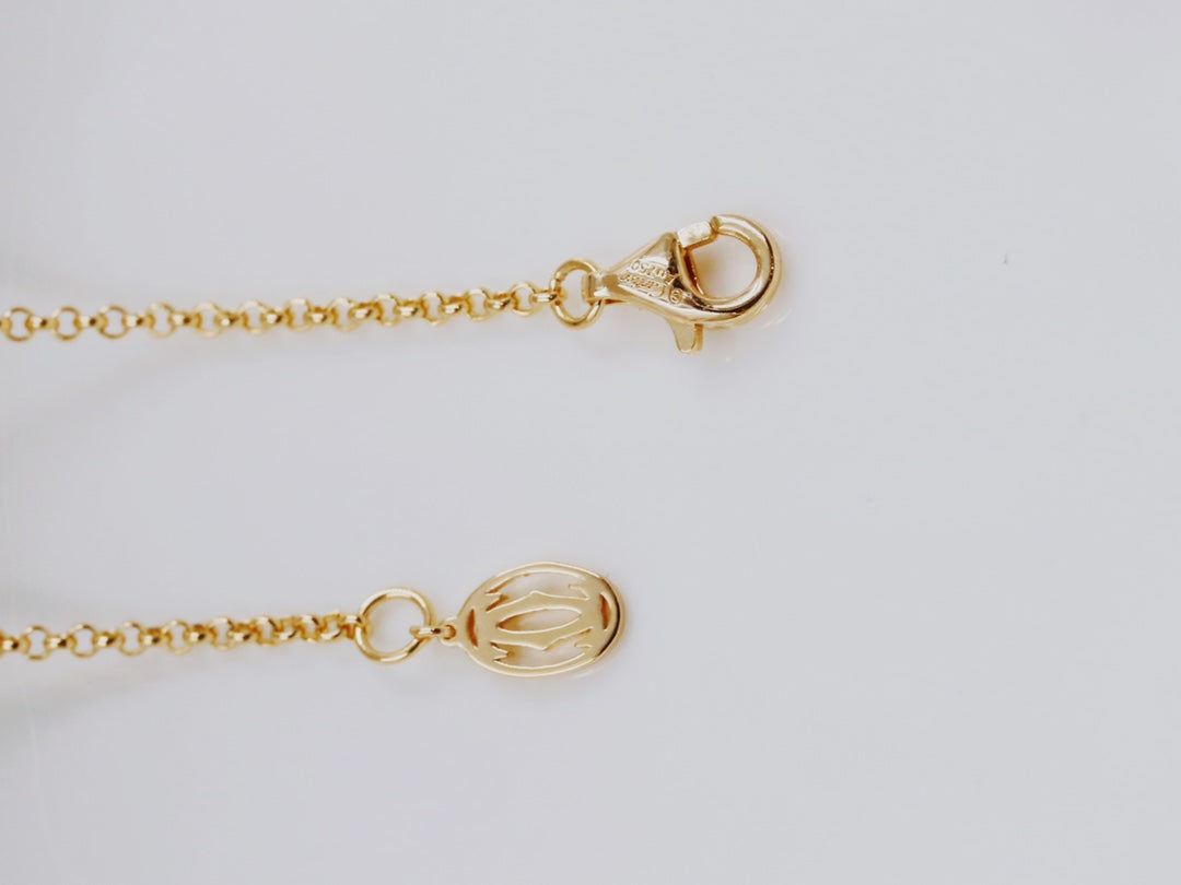 [Solara jewelry]Color Stone Bar Pendant Necklace image 2