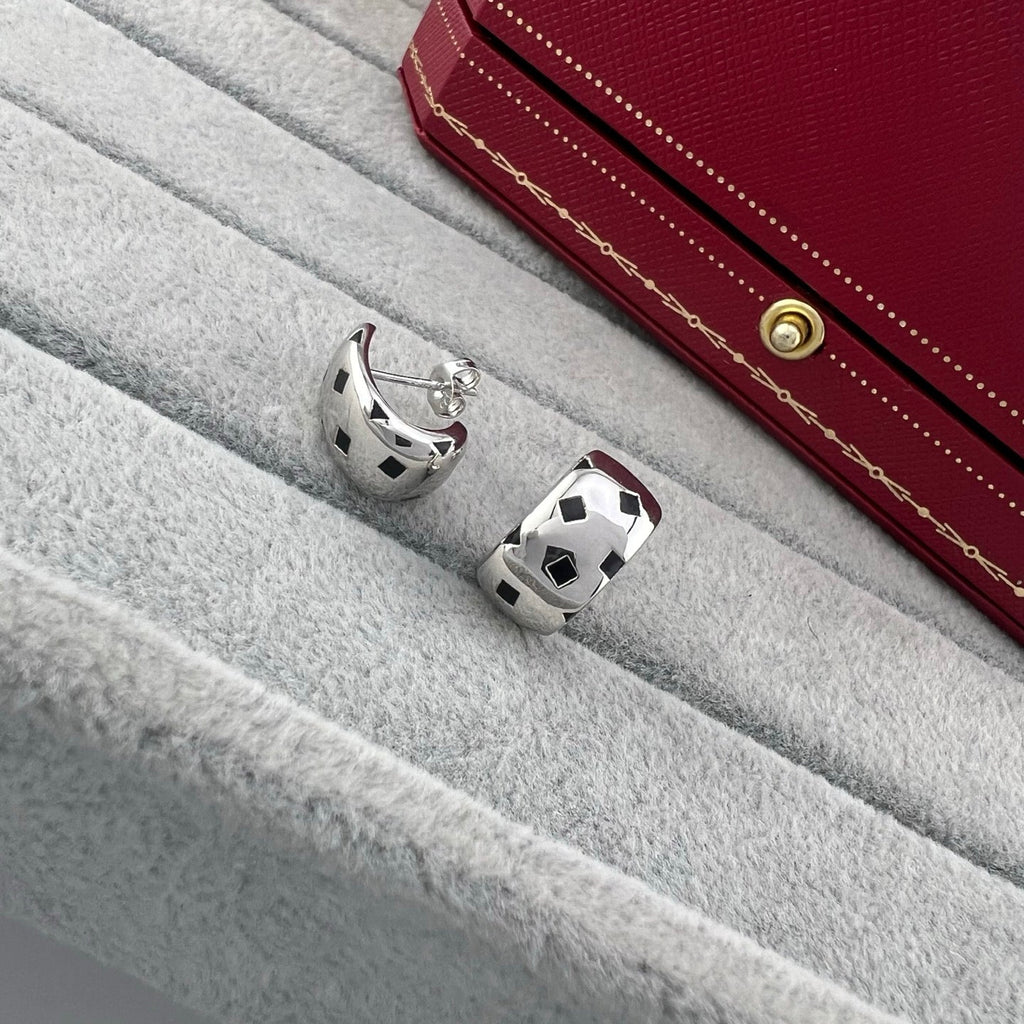 [Solara jewelry] Dice Stud Earrings