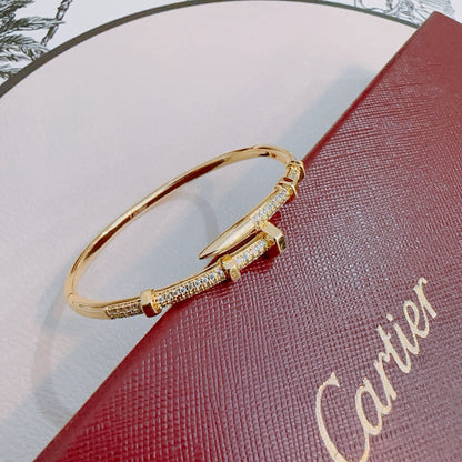 [Solara Jewelry] CT Tone Kristallakzent-Stabarmreif