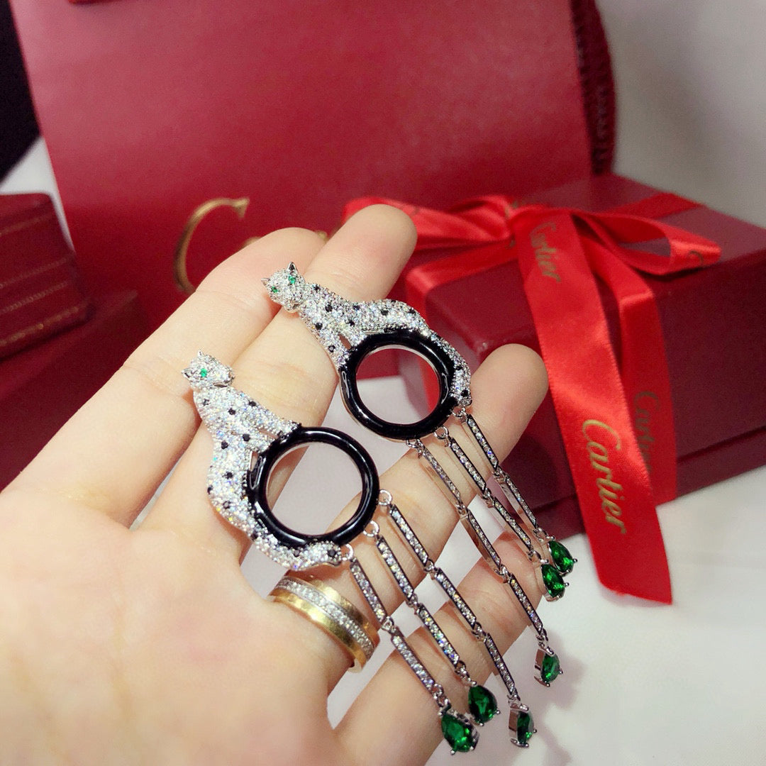 [Solara jewelry] Diamond Drop Earrings