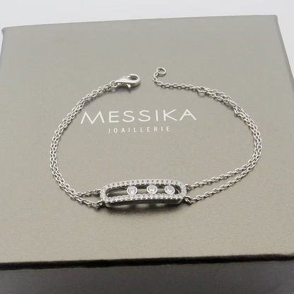 [Solara Jewelry] Move Classique pavé bracelet