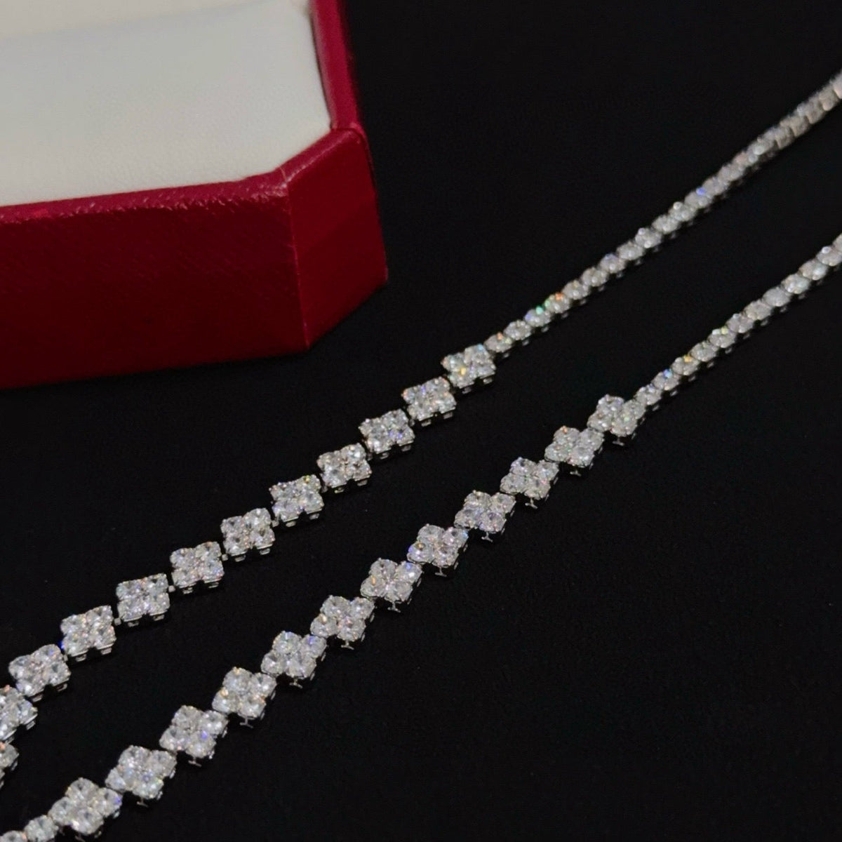[Solara Jewelry ]LOVE ハート型 パヴェダイヤモンド ペンダントネックレス