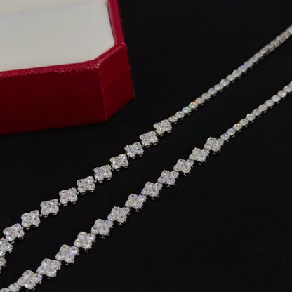 [Solara Jewelry ]LOVE ハート型 パヴェダイヤモンド ペンダントネックレス