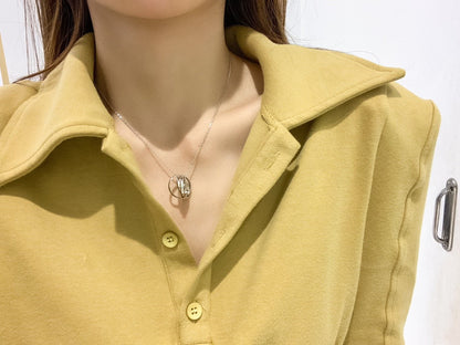 [Solara Jewelry ]Triple Hoop Necklace