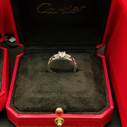 [Solara Schmuck] CT Neuestes Design Diamantring in Weißgold