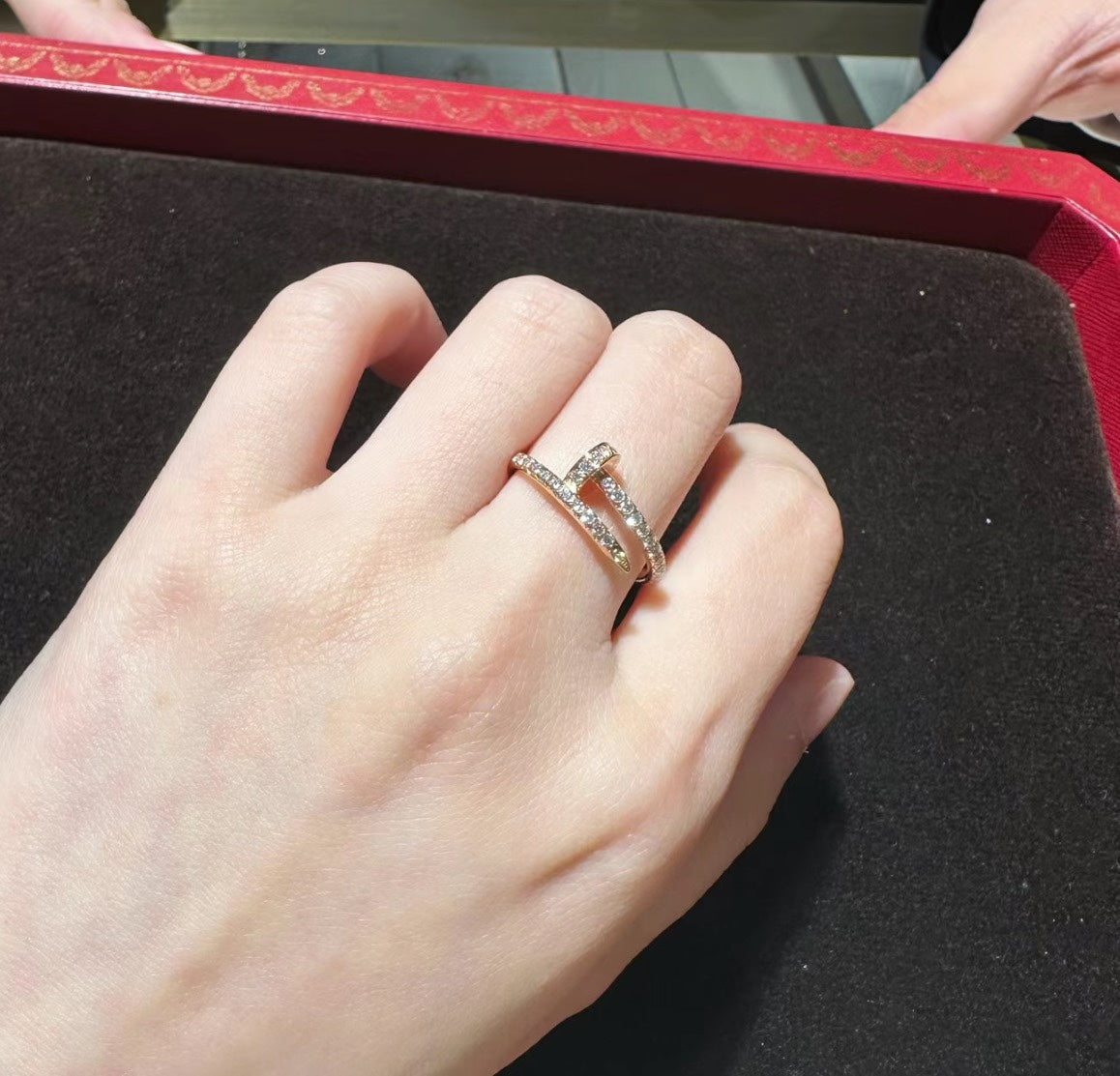 [Solara Jewelry ]JUSTE RING 1.8MM GOLD DIAMONDS