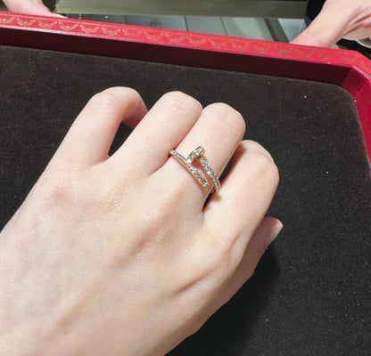 [Solara Jewelry ]JUSTE RING 1.8MM GOLD DIAMONDS