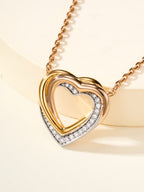 [Solara jewelry]Heart Ring Pendant Necklace image 7