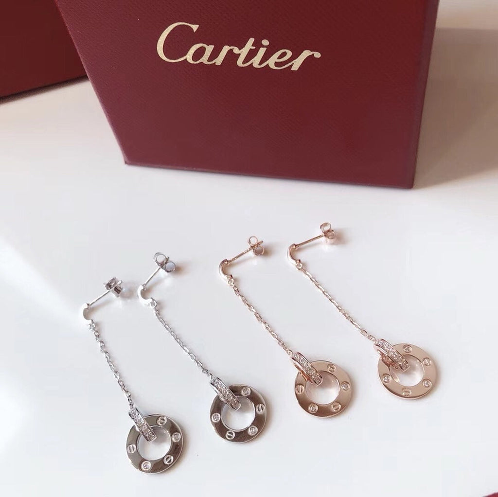 [Solara jewelry] Chain Drop Earrings