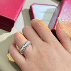 [Solara Jewelry ]Kugelring mit Diamanten