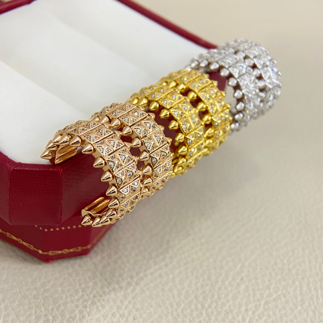 [Solara jewelry] Clash Chain Hoop Earrings