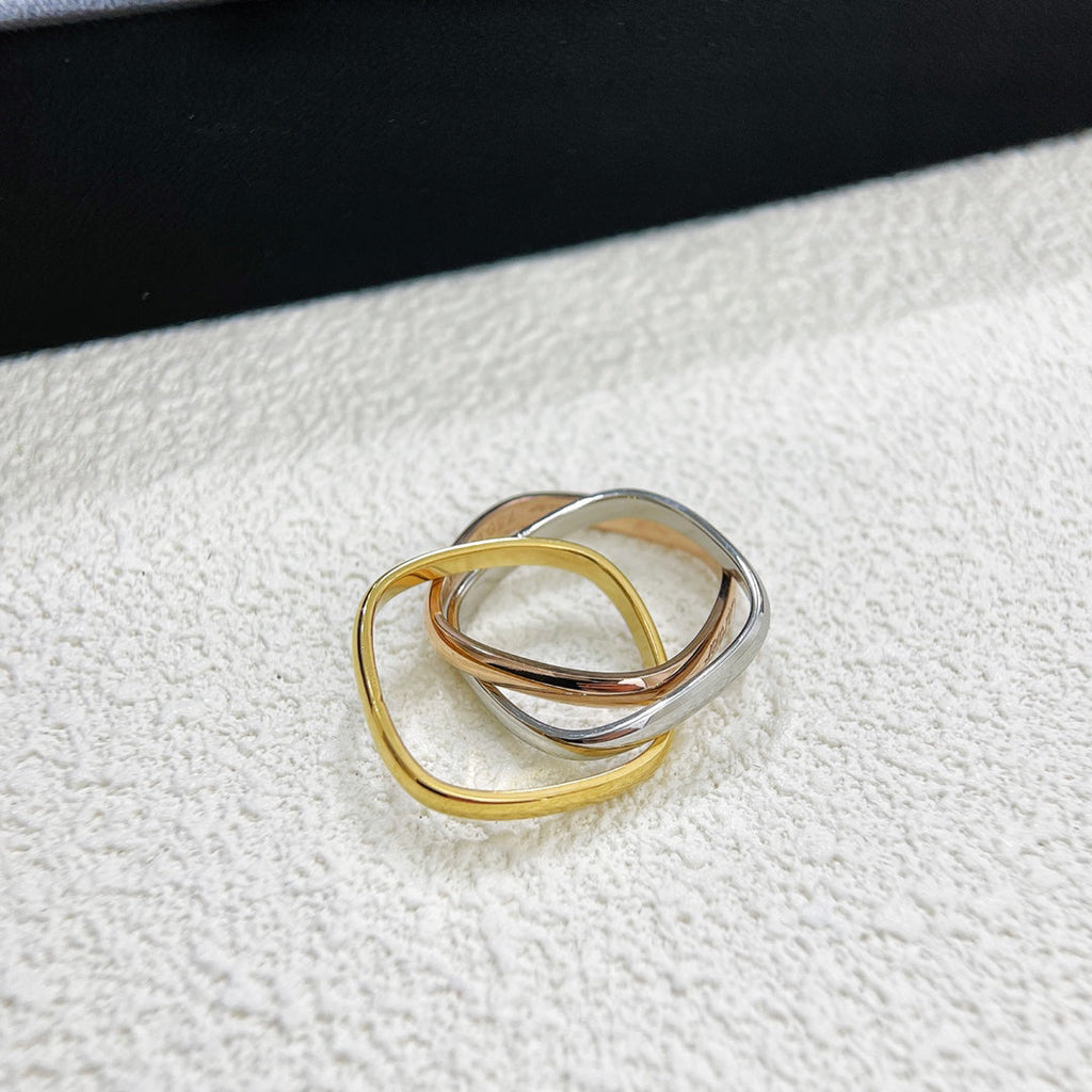 [Solara jewelry]Tri Tone Knot Ring image 4
