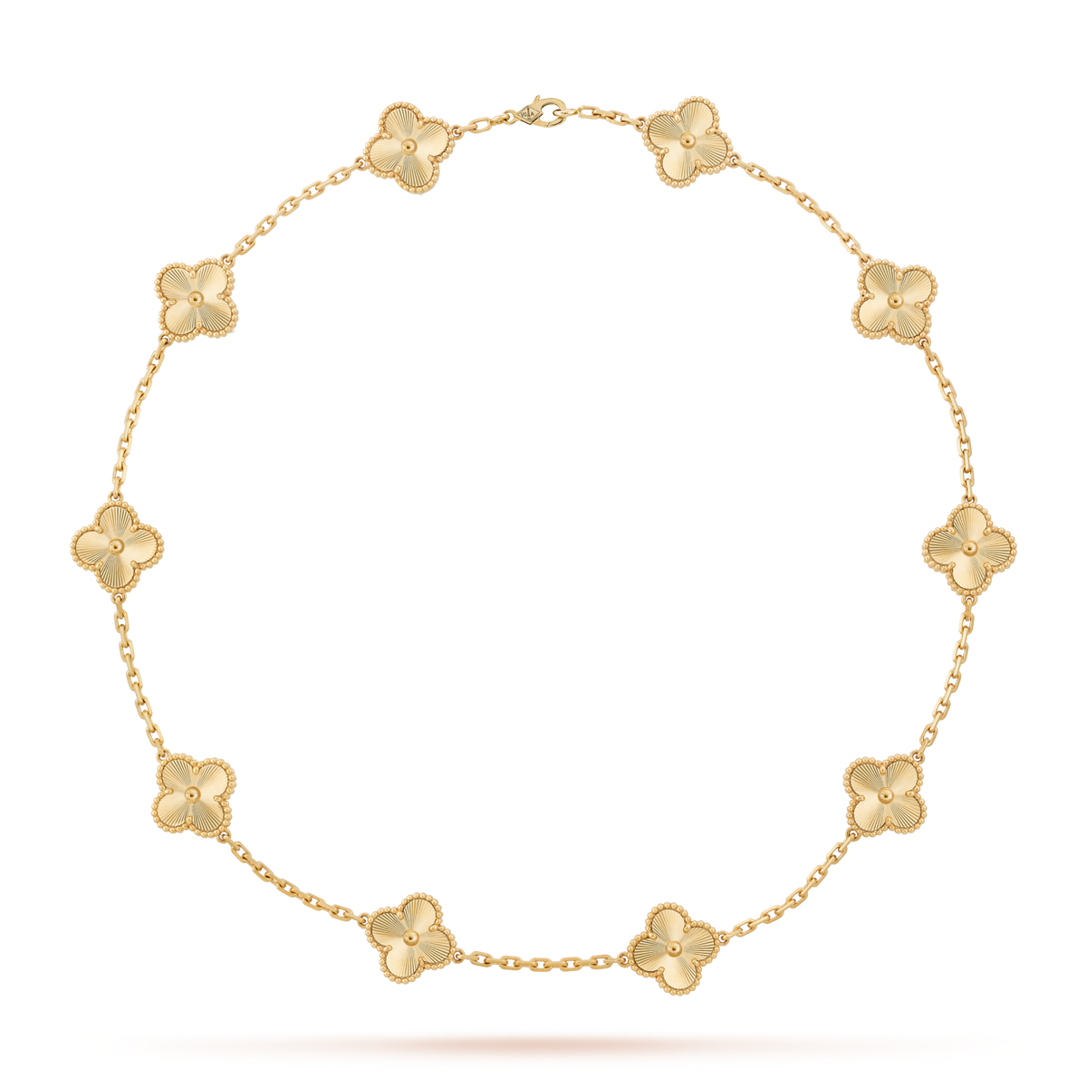[Solara Jewelry ]KLEEBATT 10 MOTIVE LASERHALSKETTE