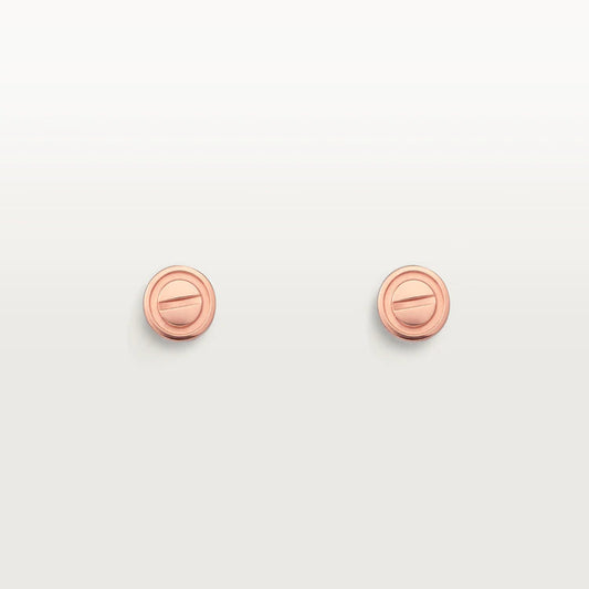 [Solara Schmuck ]LOVE OHRRINGE ROSÉGOLD 10MM