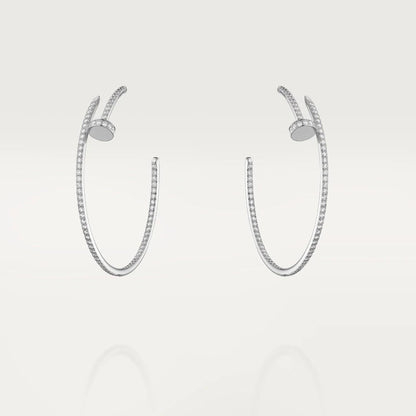 [Solara Jewelry ]ジュストイヤリング フルダイヤ 1.8MM