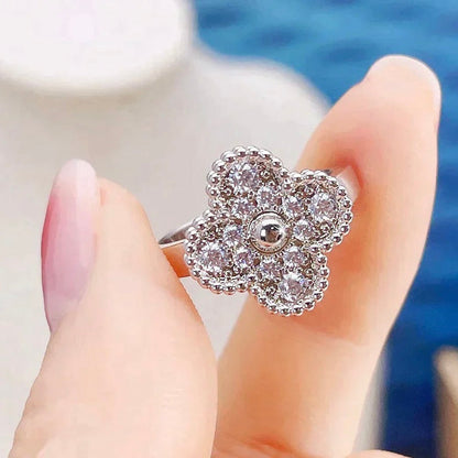 [Solara Jewelry ]CLOVER DIAMOND RING
