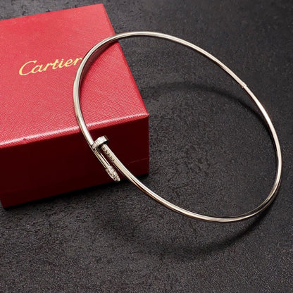 [Solara Jewelry ]New nail-set diamond choker Necklace