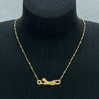 [Solara jewelry]Pave Panther Pendant Necklace image 3