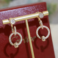 [Solara jewelry] Circle Drop Earrings