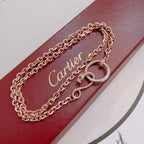 [Solara jewelry]Double Ring Chain Necklace image 5